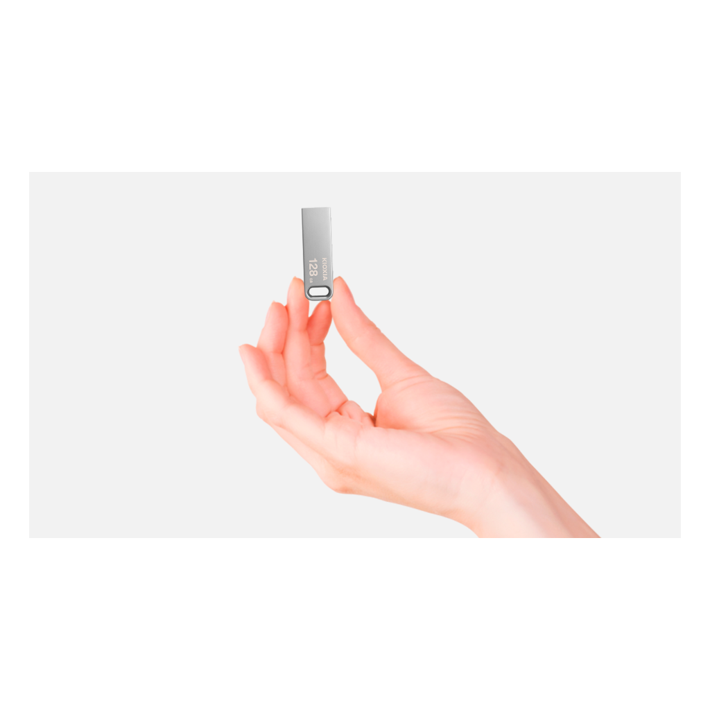 KIOXIA U366 128GB USB 3.2 Gen1 TransMemory, Metal Görünüm, Flash Disk
