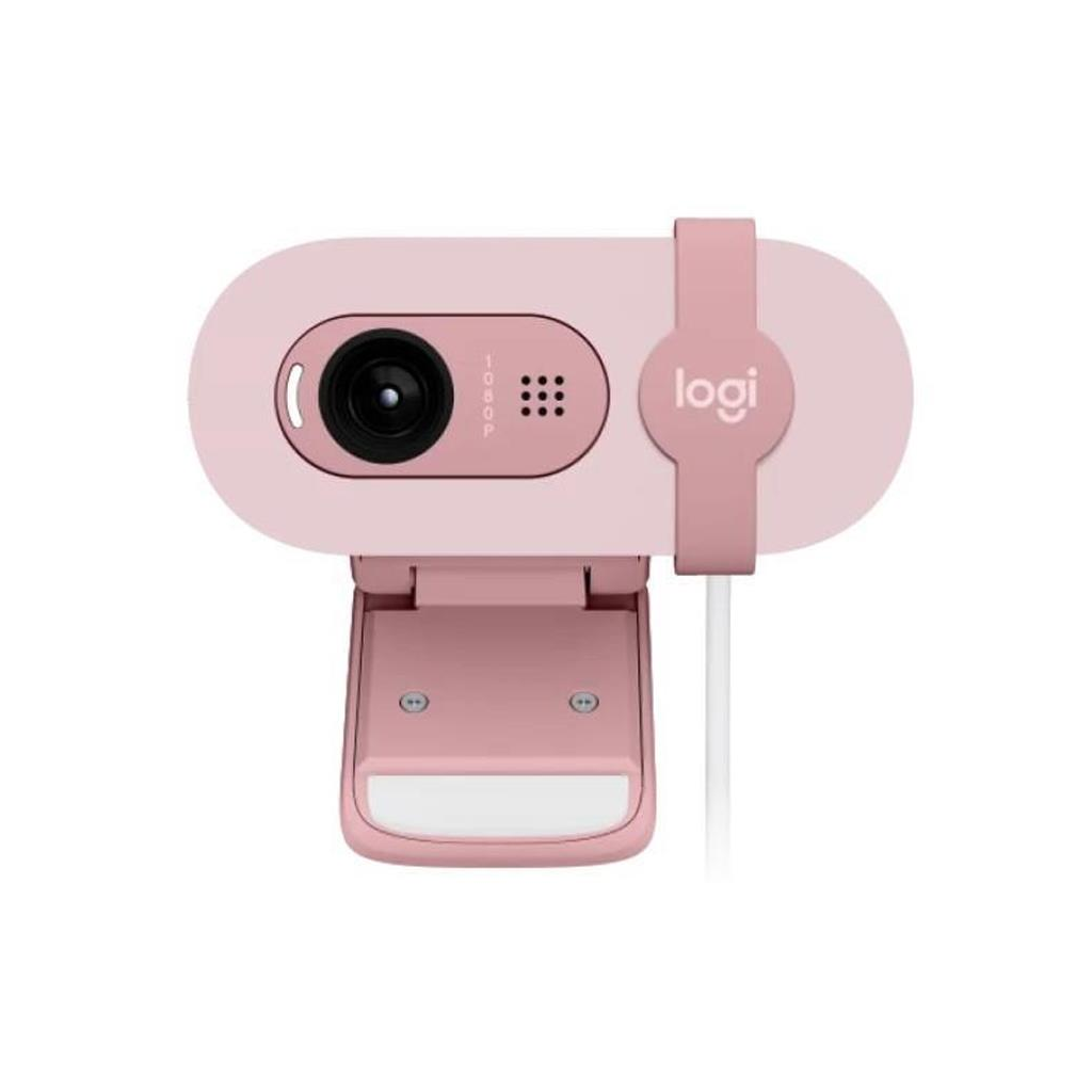 LOGITECH 960-001623, BRIO 100 WCM V-U0072, Full HD, Dahili Mikrofonlu, Rose Webcam