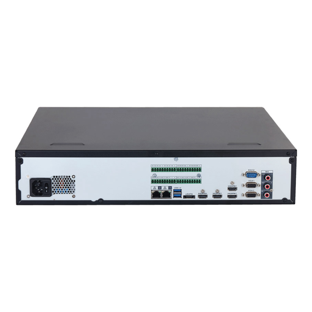 DAHUA NVR608H-64-XI, 64anal, 32Mpix, H265+, 8 HDD, 1080P Kayıt, 1024 Mbps Bant Genişliği, 2 Port 2500 Mbps LAN, RAID 0/1/5/6/10 NVR