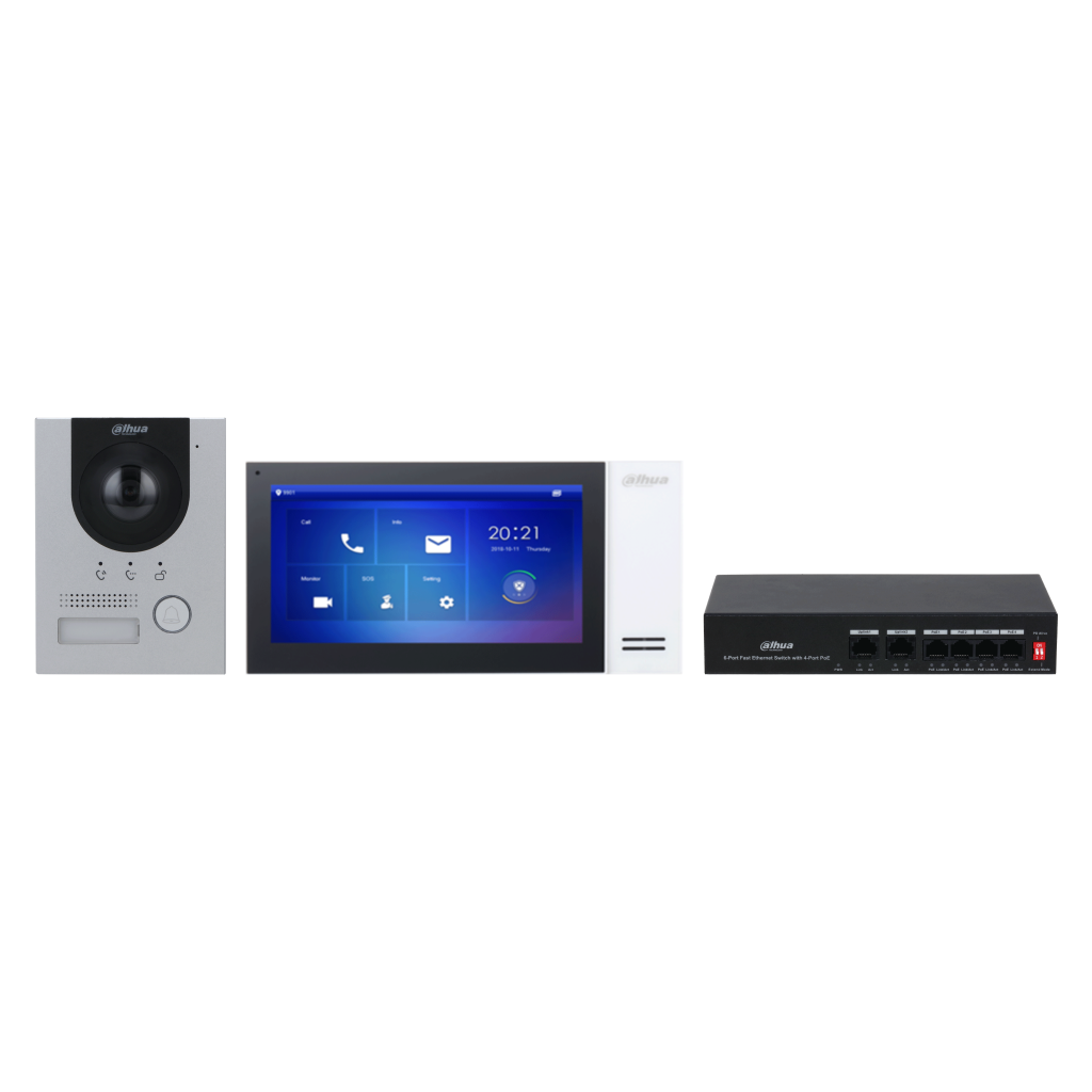 DAHUA KTP01(S), IP, Villa Kit, Yüzey Tipi, Görüntülü İnterkom Kit