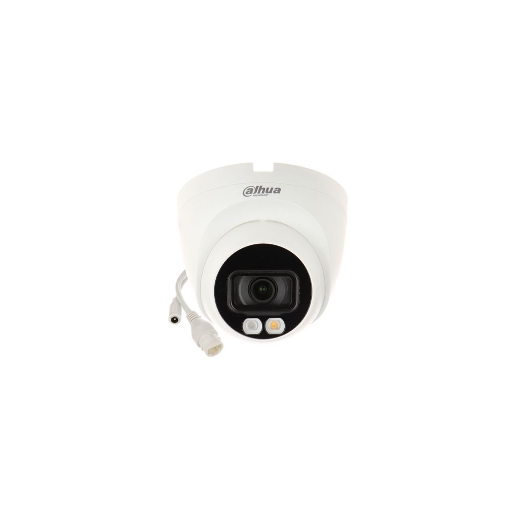 DAHUA IPC-HDW1249T-S-IL, 2Mpix, 2,8mm Lens, SD Kart, Smart Dual Light, H265+, 30Mt Gece Görüşü, Dahili Mikrofon, IP67, PoE Dome IP Kamera