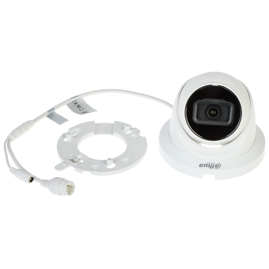 DAHUA IPC-HDW2841TM-S-0280B, 8Mpix, 2,8mm Lens, H265+, 30Mt Gece Görüşü, Dahili Mikrofon, Starlight, IP67, PoE Dome IP Kamera