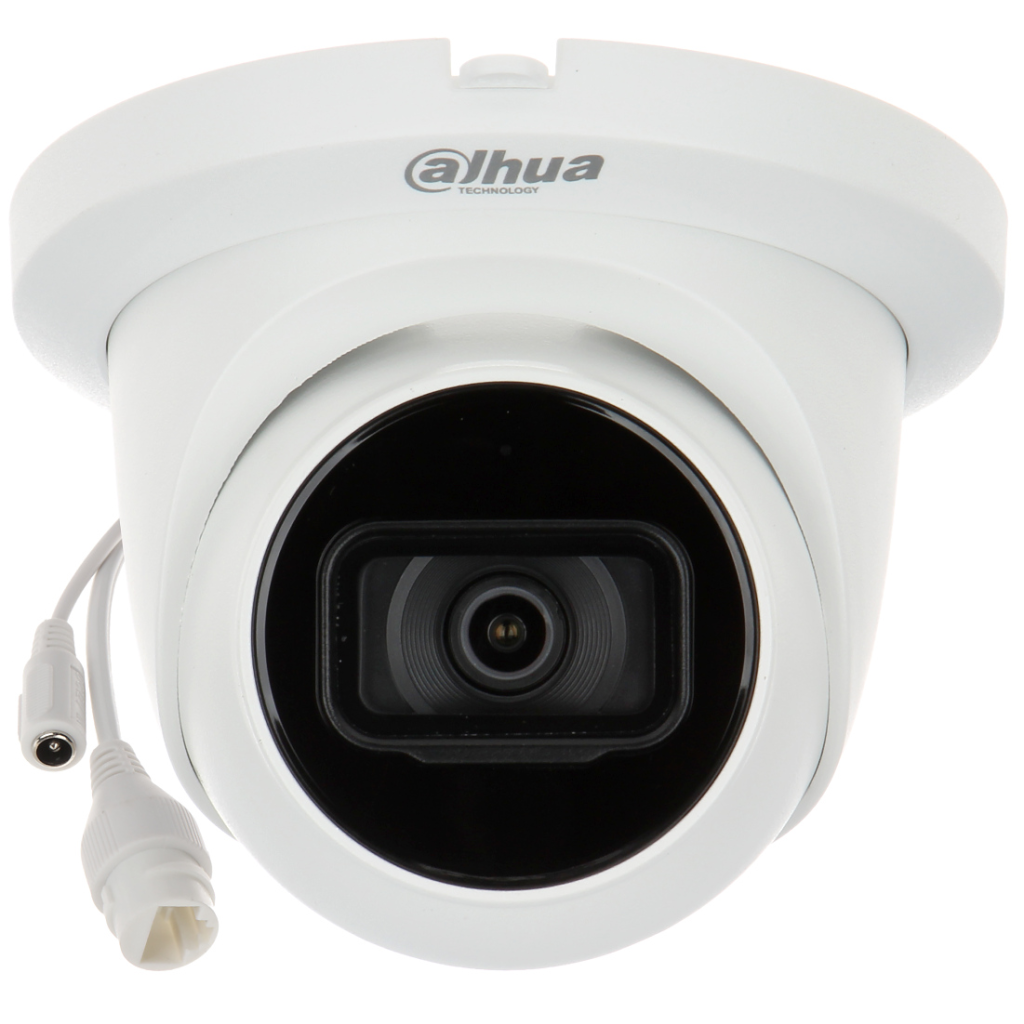 DAHUA IPC-HDW2841TM-S-0280B, 8Mpix, 2,8mm Lens, H265+, 30Mt Gece Görüşü, Dahili Mikrofon, Starlight, IP67, PoE Dome IP Kamera