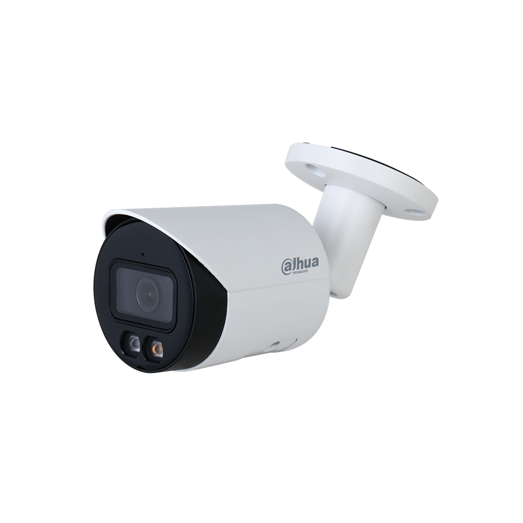 DAHUA IPC-HFW2449S-S-IL, 4Mpix, Full Color, 3,6mm Lens, H265+, 30Mt Gece Görüşü, IP67, Dahili Mikrofon, PoE Bullet IP Kamera