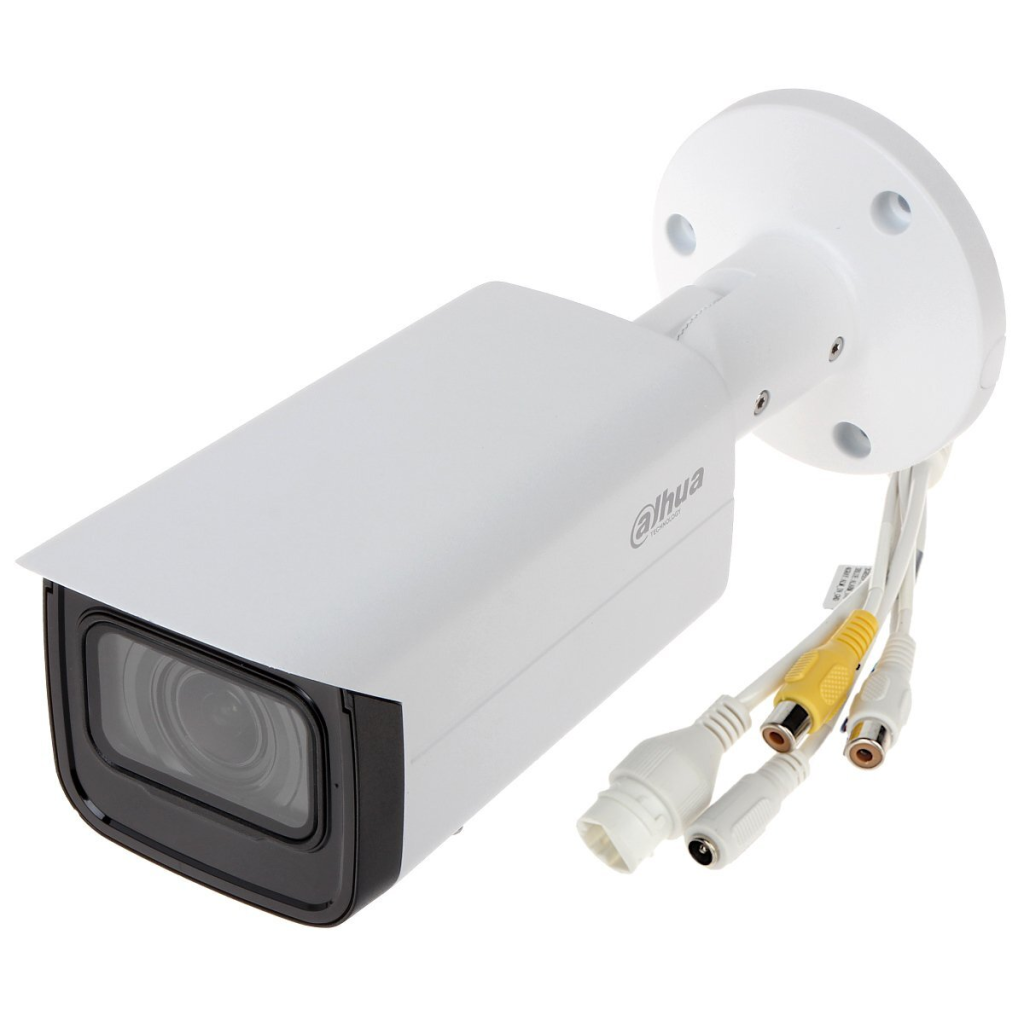 DAHUA IPC-HFW2841T-ZAS-27135, 8Mpix, 2,7-13,5mm Motorize Lens, H265+, 80Mt Gece Görüşü, Dahili Mikrofon, Starlight, IP67, PoE Bullet IP Kamera