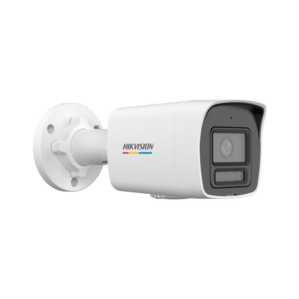 HIKVISION DS-2CD1027G2H-LIUF, 2Mpix, 2.8mm Lens, H265+, 30Mt Gece Görüşü,Color Vu Lite, Smart Hybrid Light, Full Time Color, Dahili Mikrofon, Metal Kasa Bullet IP Kamera