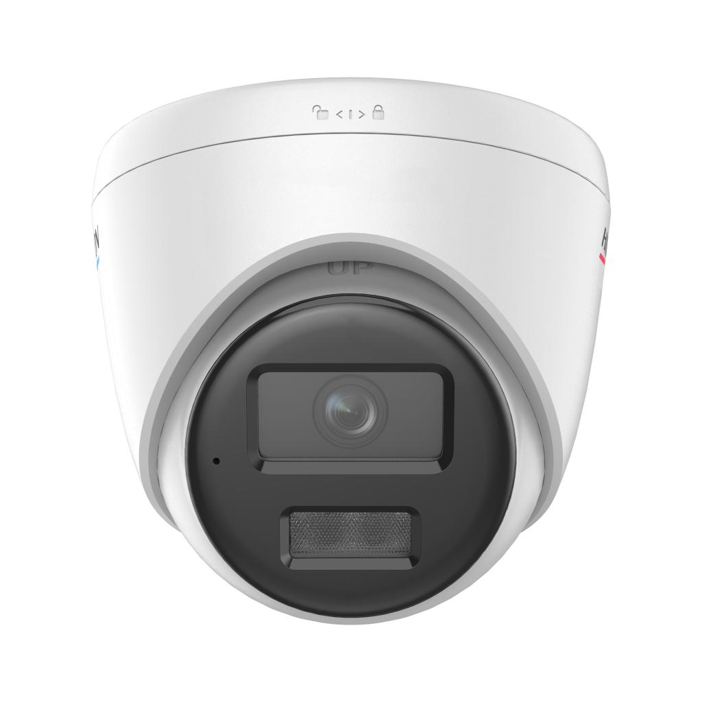 HIKVISION DS-2CD1347G2H-LIUF, 4Mpix, 2,8mm Lens, H265+, 30Mt Gece Görüşü, Dahili Mikrofon, Color Vu Lite, Full Time Color, Dome IP Kamera
