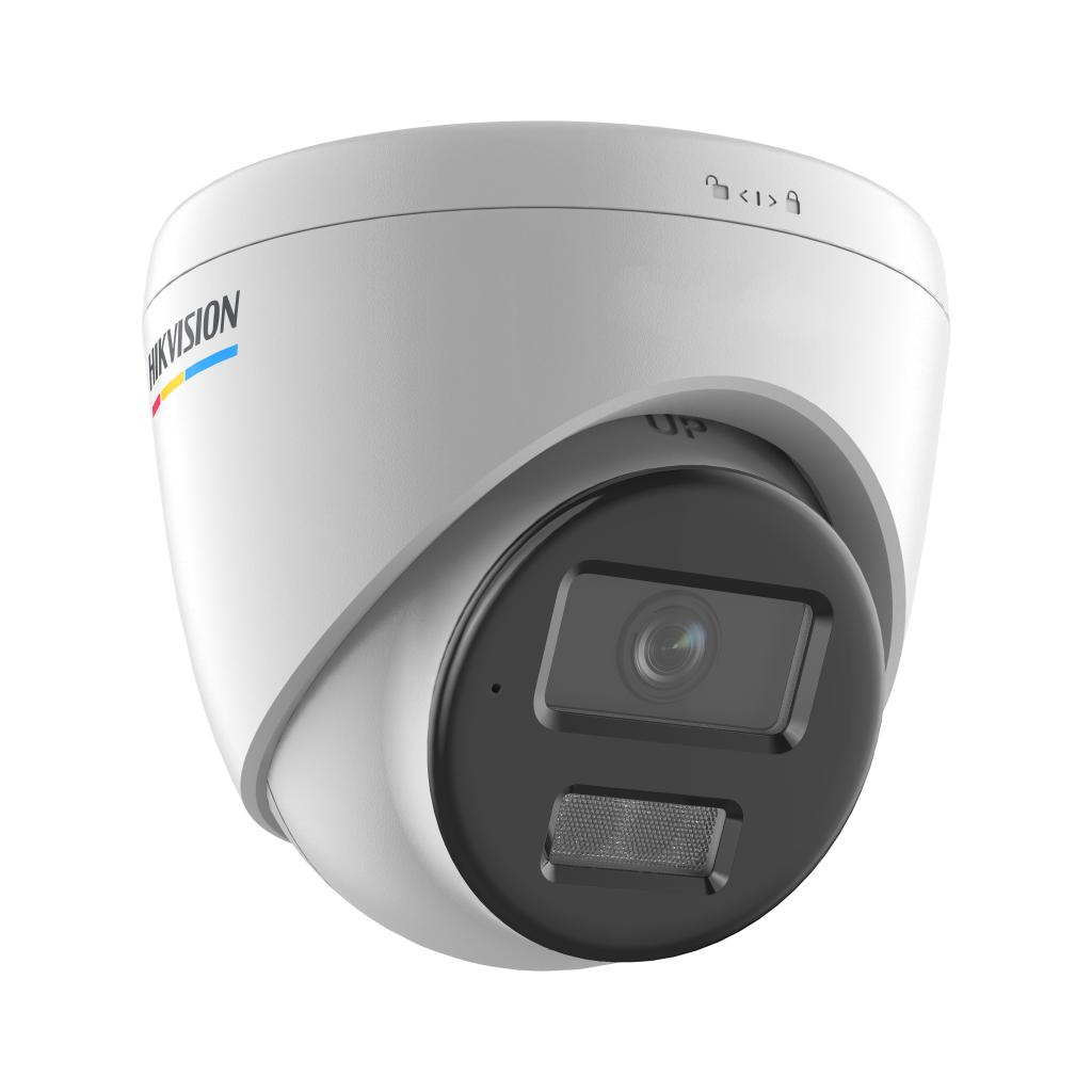 HIKVISION DS-2CD1347G2H-LIUF, 4Mpix, 2,8mm Lens, H265+, 30Mt Gece Görüşü, Dahili Mikrofon, Color Vu Lite, Full Time Color, Dome IP Kamera