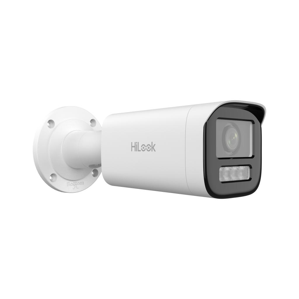 HILOOK IPC-B620HA-LZU, 2Mpix, 2,8-12mm Motorize Lens, H265+, Dual Light, 50Mt Gece Görüşü, Dahili Mikrofon, PoE, IP67, IK10, Bullet, IP Kamera