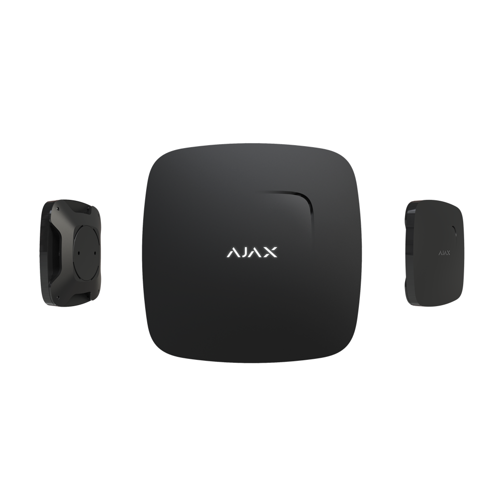 AJAX Fire Protect, Kablosuz, Isı ve Duman Dedektörü, SİYAH
