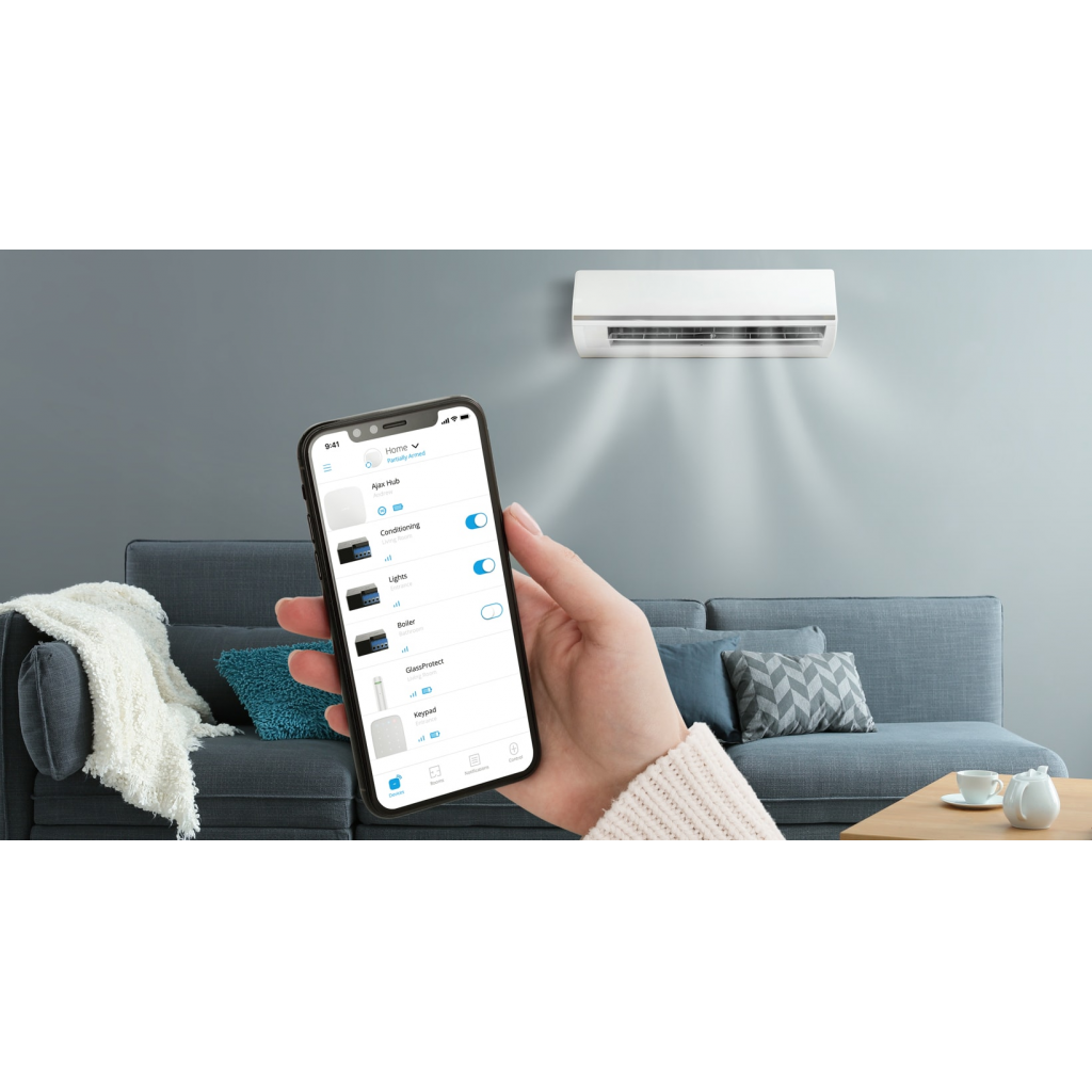 AJAX WallSwitch, Kablosuz, Güç Rolesi, SİYAH