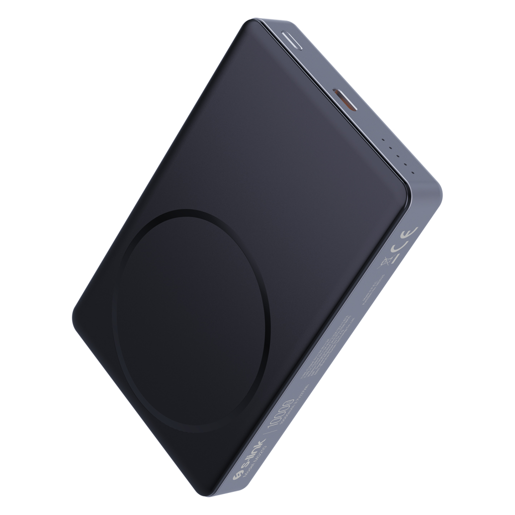 S-LINK MG210, Magsafe, Gri, 10.000mAh, 1xType-C, 4 LED Göstergeli, PowerBank