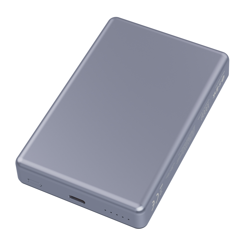 S-LINK MG210, Magsafe, Gri, 10.000mAh, 1xType-C, 4 LED Göstergeli, PowerBank