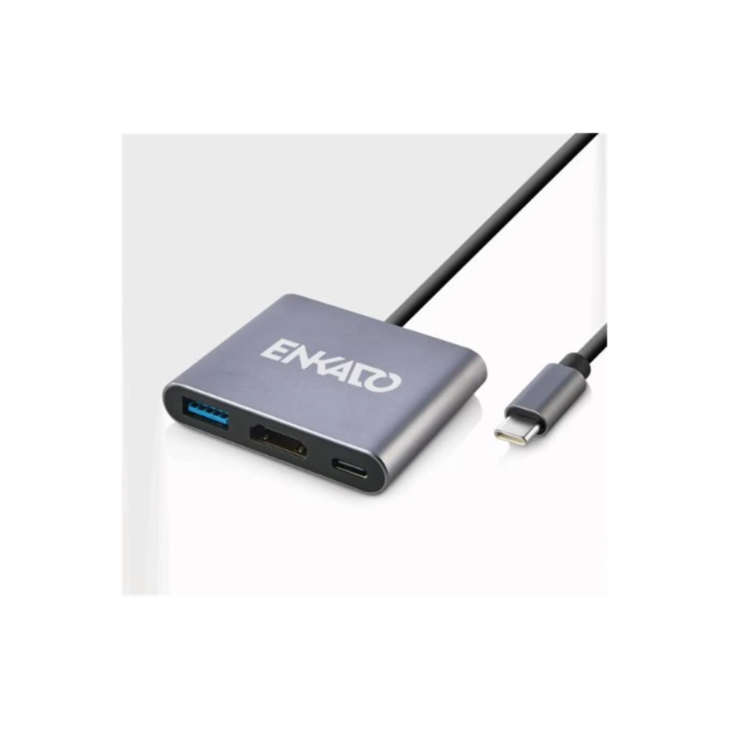 ENKADO EKD-TP43, Type-C To HDMI+PD+USB 3.0 Çevirici