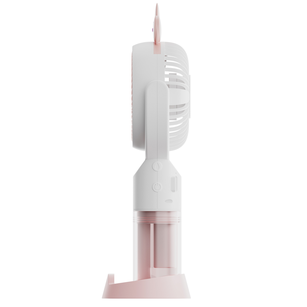 ASONIC AFN26, BEYAZ, 2 Kademeli Hız, Elde Kullanım, Dahili Su haznesi ile Nemlendiricili, Dahili 500mAh Bataryalı, Type-C Şarj Girişli, Vantilatör