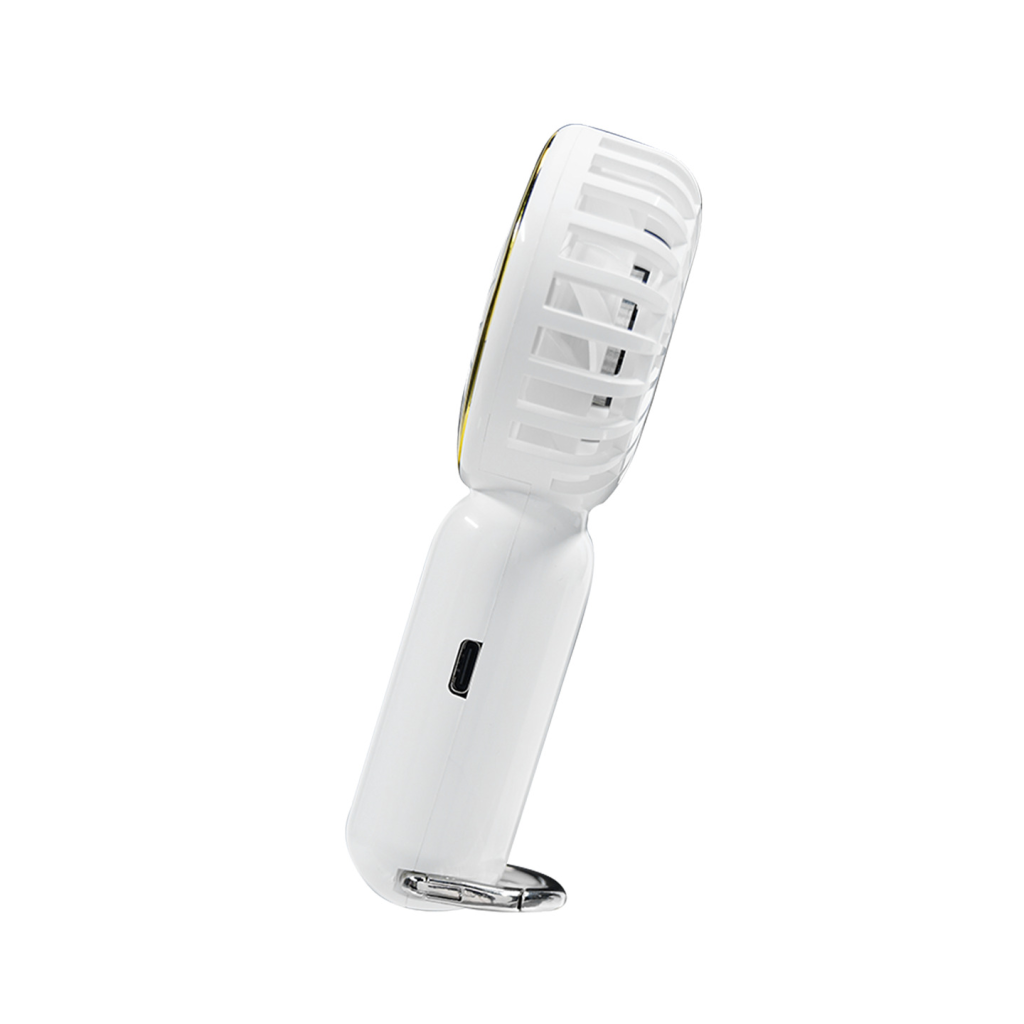EVEREST EFN11, BEYAZ, 3 Kademeli Hız, Elde Kullanım, Dahili 900mAh Bataryalı, Type-C Şarj Girişli, Vantilatör