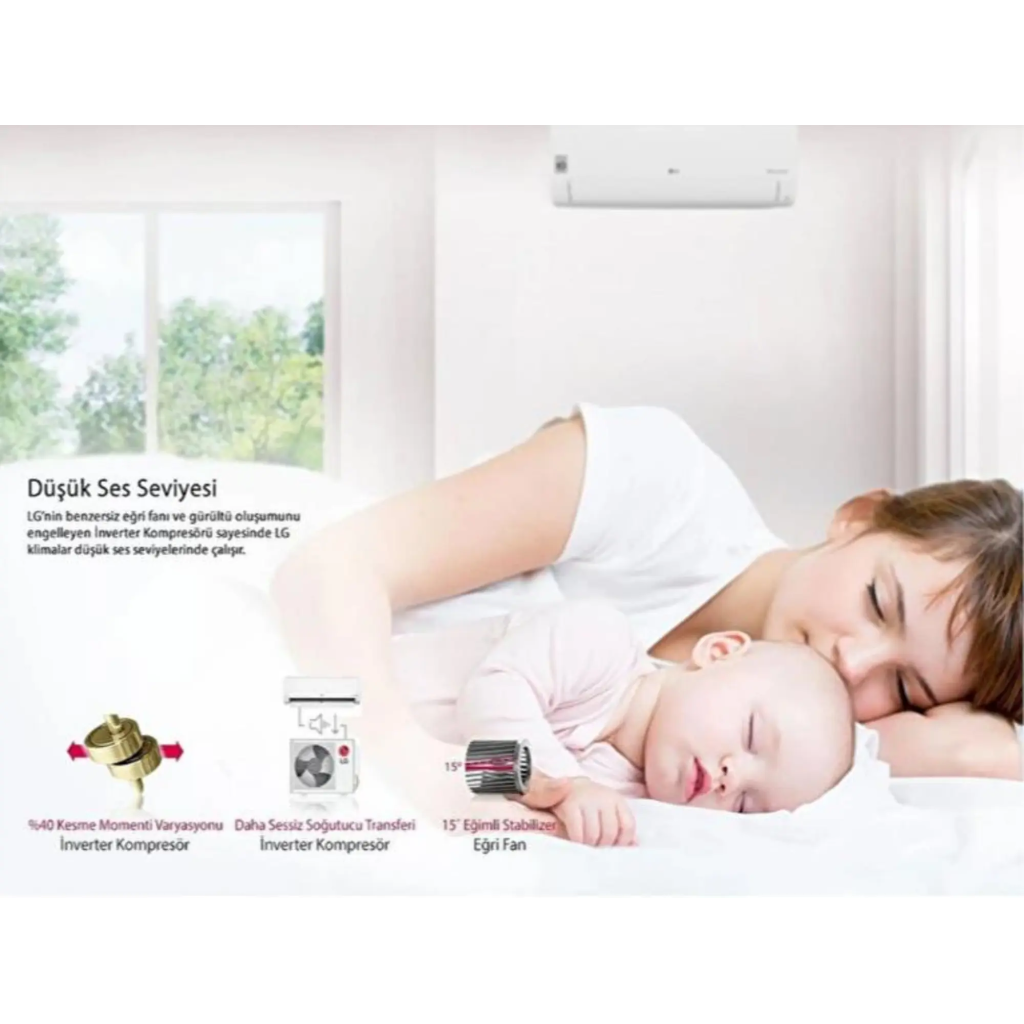 LG PC12SQ S3NM12JA2FA 12000 BTU KLIMA