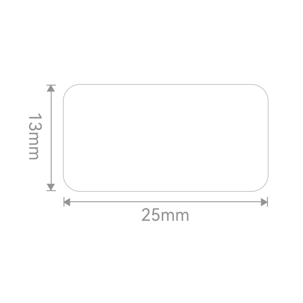 NIIMBOT EW25 Etiket 25mm x 13mm Low Temperature (-80°C) 390 etiket/rulo (M2)