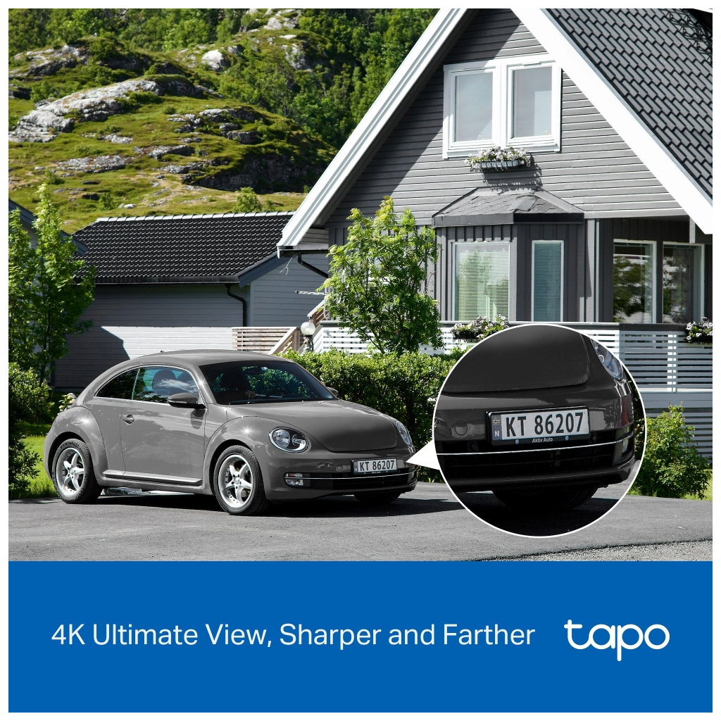 TP-LINK Tapo TC92 KIT (C660 KIT), 4K, 8,0Mpix, Dış Mekan, IP65, WiFi, 12Mt. Renkli Gece Görüşü, İki Yönlü Ses, Yapay Zeka Destekli, Güneş Enerjili Güvenlik Kamerası Kiti